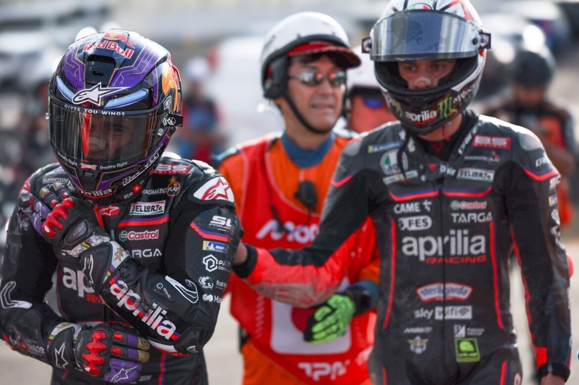 Aprilia esclarece situação com Jorge Martin e Marco Bezzecchi após acidente
