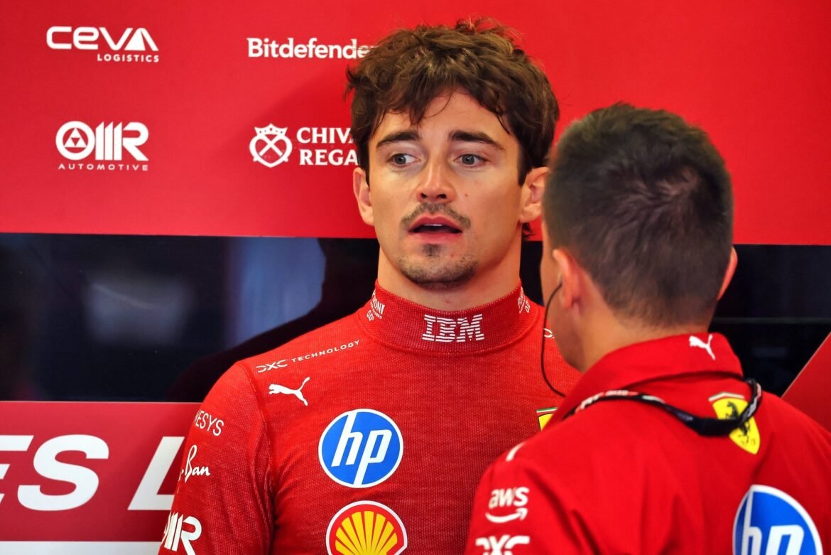 Leclerc não vê possibilidade de Verstappen conquistar o título em 2025.