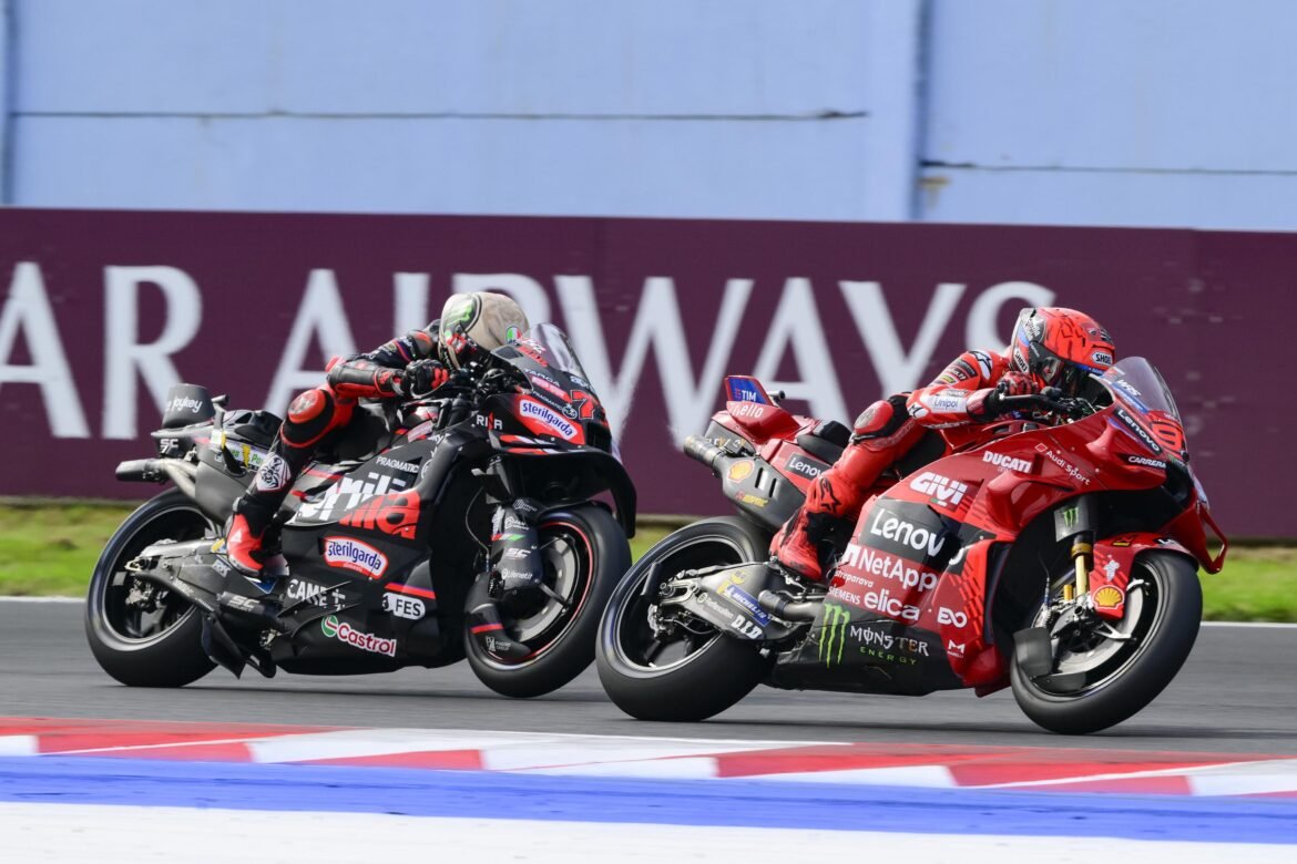 Marco Bezzecchi “manteve a calma” após a ultrapassagem de Marc Márquez: “Eu não esperava por isso”