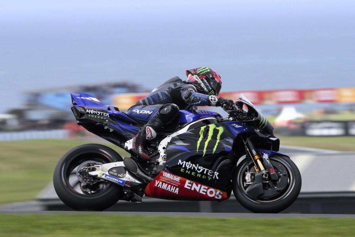 Fabio Quartararo: “Ritmo excelente” enquanto a Yamaha “superou as expectativas” nos treinos do MotoGP na Austrália.