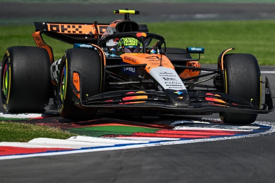 Lando Norris supera Lewis Hamilton na Q3