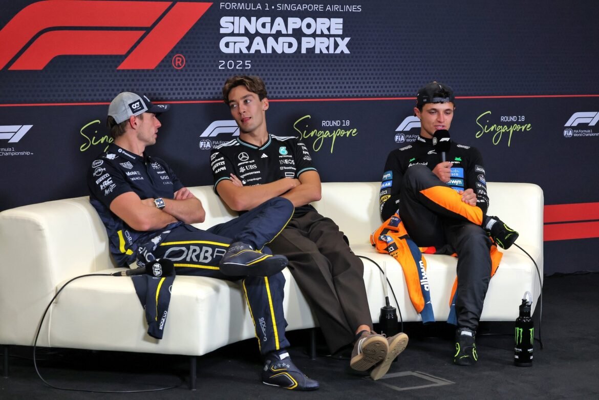 McLaren recebe críticas por "provocar" incidente entre Norris e Piastri.