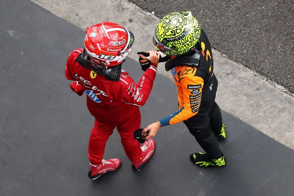 A grade de largada para o GP de F1 do Brasil 2025