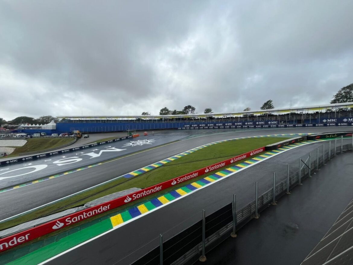 Interlagos começa o dia com chuviscos antes do GP de São Paulo de F1