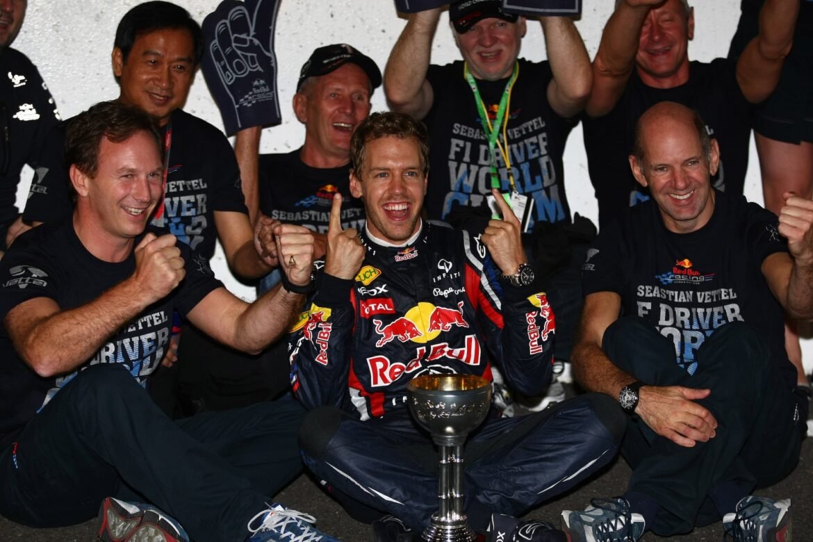 A jornada da Red Bull nos 20 anos de Fórmula 1 no Brasil.