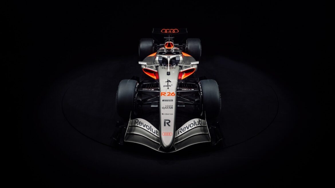 Audi F1 anuncia ousada declaração de intenções com a revelação da pintura do R26