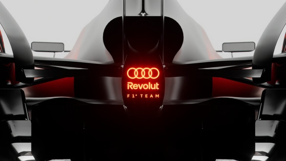 Audi realiza o primeiro teste do motor para 2026 no Brasil.