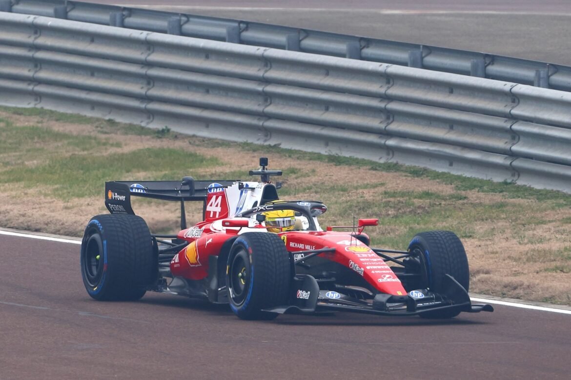 Ferrari pode ter descoberto uma solução para aerodinâmica ativa em condições de pista úmida.