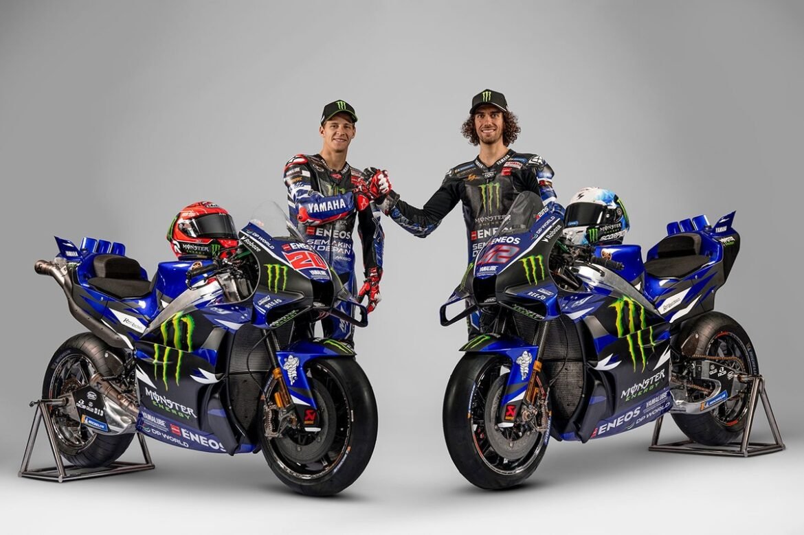 Yamaha apresenta M1 com motor V4 para a temporada de MotoGP 2026