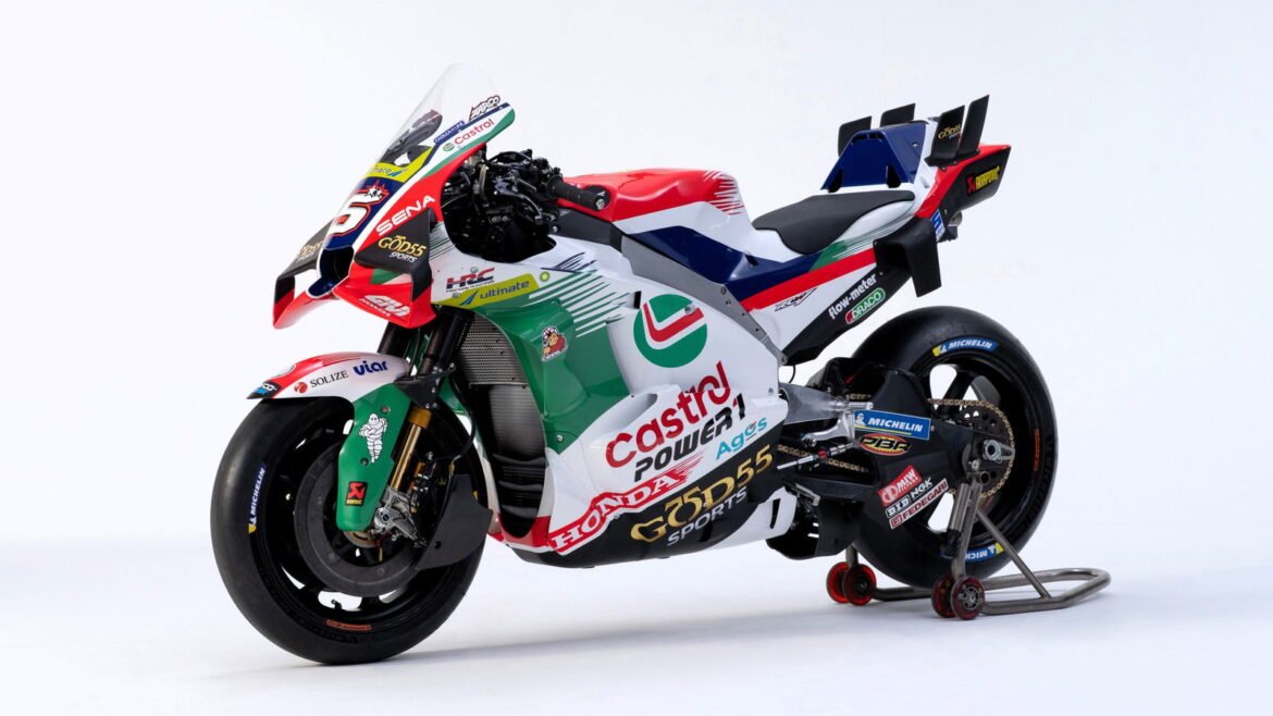 PRIMEIRA VISÃO: A nova pintura da MotoGP de Johann Zarco para a Castrol Honda LCR em 2026