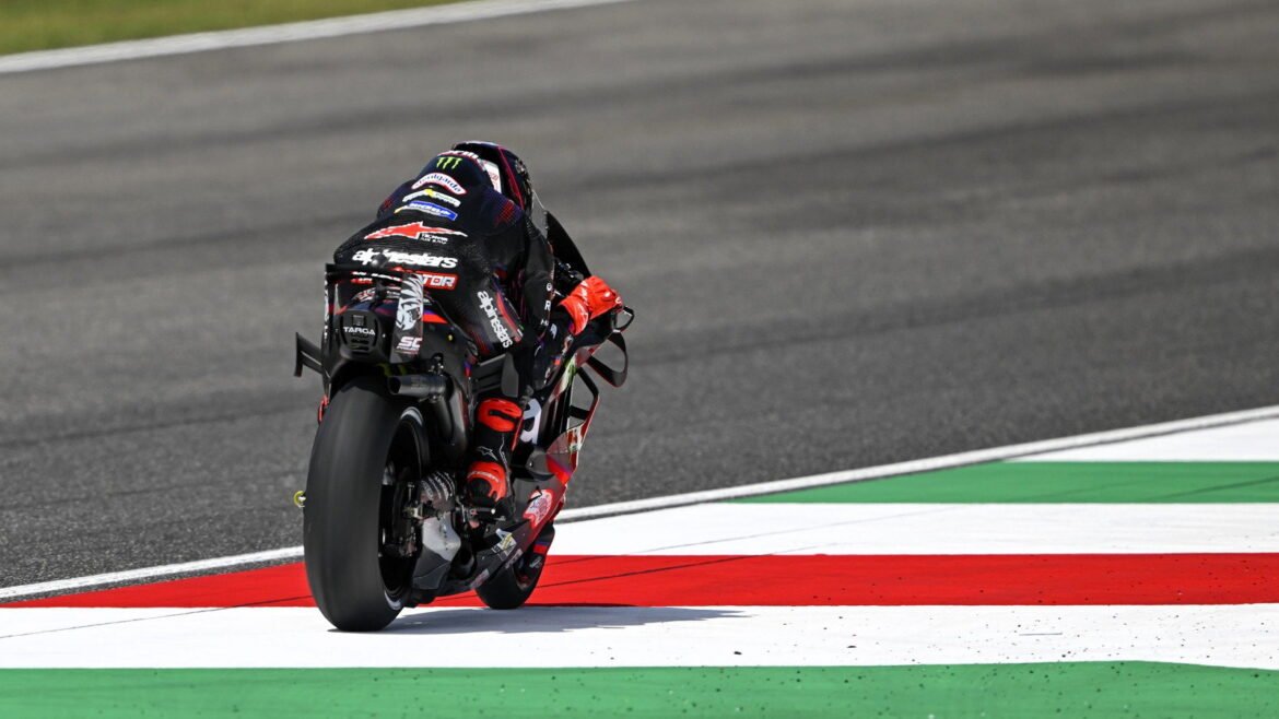 Jorge Martin estabelece novo recorde de velocidade máxima da MotoGP em Mugello, no Brasil.