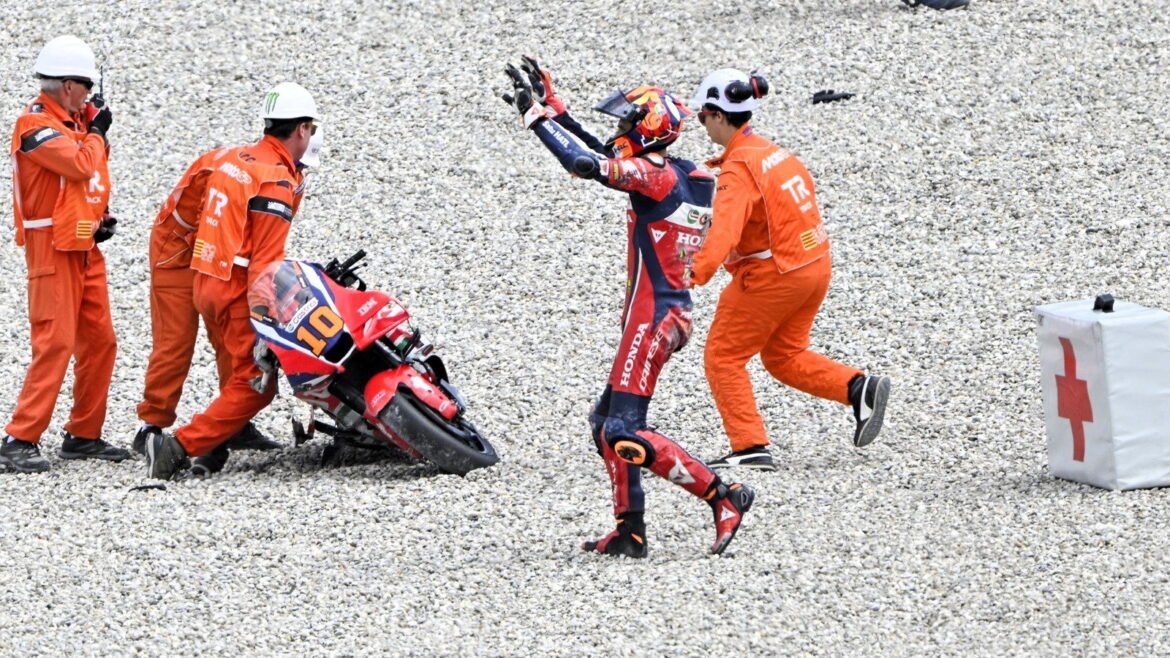 Luca Marini: Recordação de Suzuka após o acidente de Johann Zarco na MotoGP da Catalunha