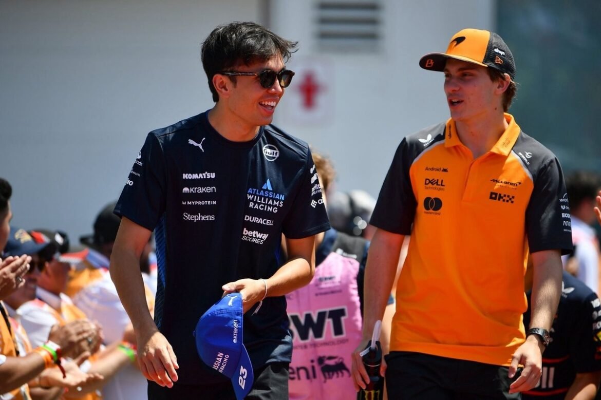 Oscar Piastri se junta a Alex Albon e Gabriel Bortoleto em uma sessão de karting que viralizou.