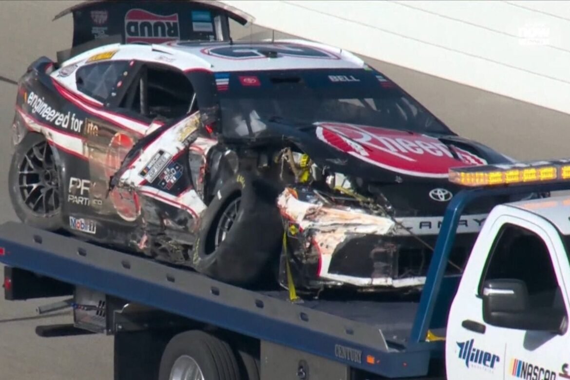 Christopher Bell sofre acidente com o impacto mais forte em pelo menos uma década