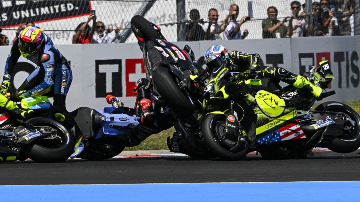 Diggia: “Rezo para estar seguro na Curva 1” na MotoGP, “totalmente inaceitável”