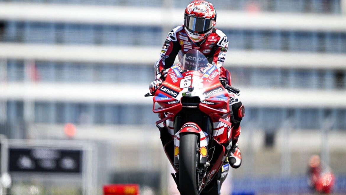 "É impossível" - A ideia frustrada de Pecco Bagnaia para o teste da Pirelli na MotoGP.