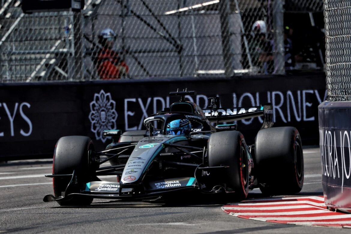Mercedes apresenta desempenhos variados na fase de qualificação em Monte Carlo.