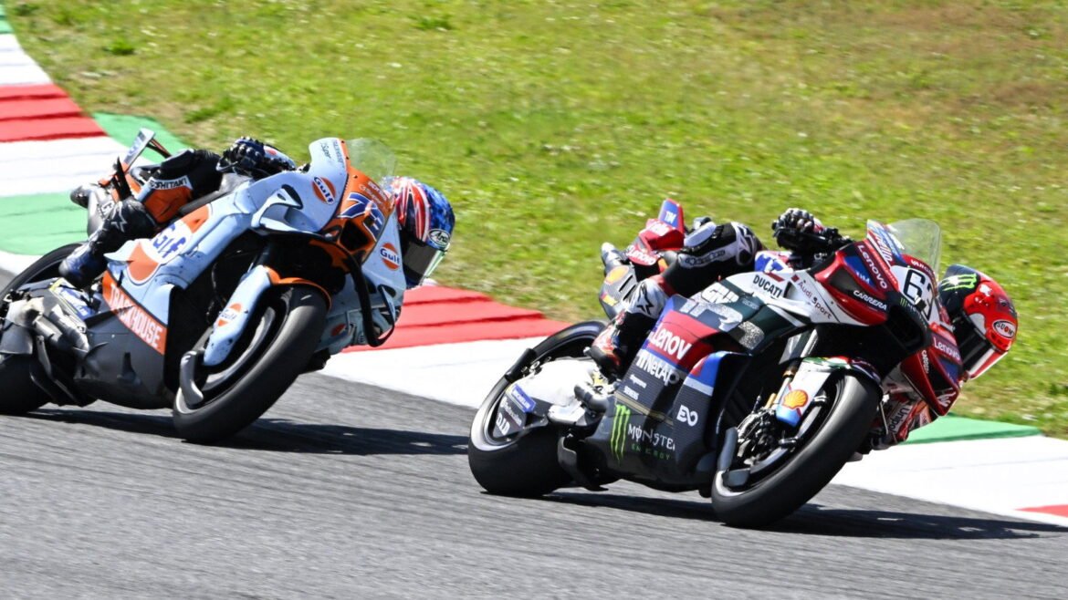 Pecco Bagnaia divulga alteração na Ducati após pódio no MotoGP de Mugello.