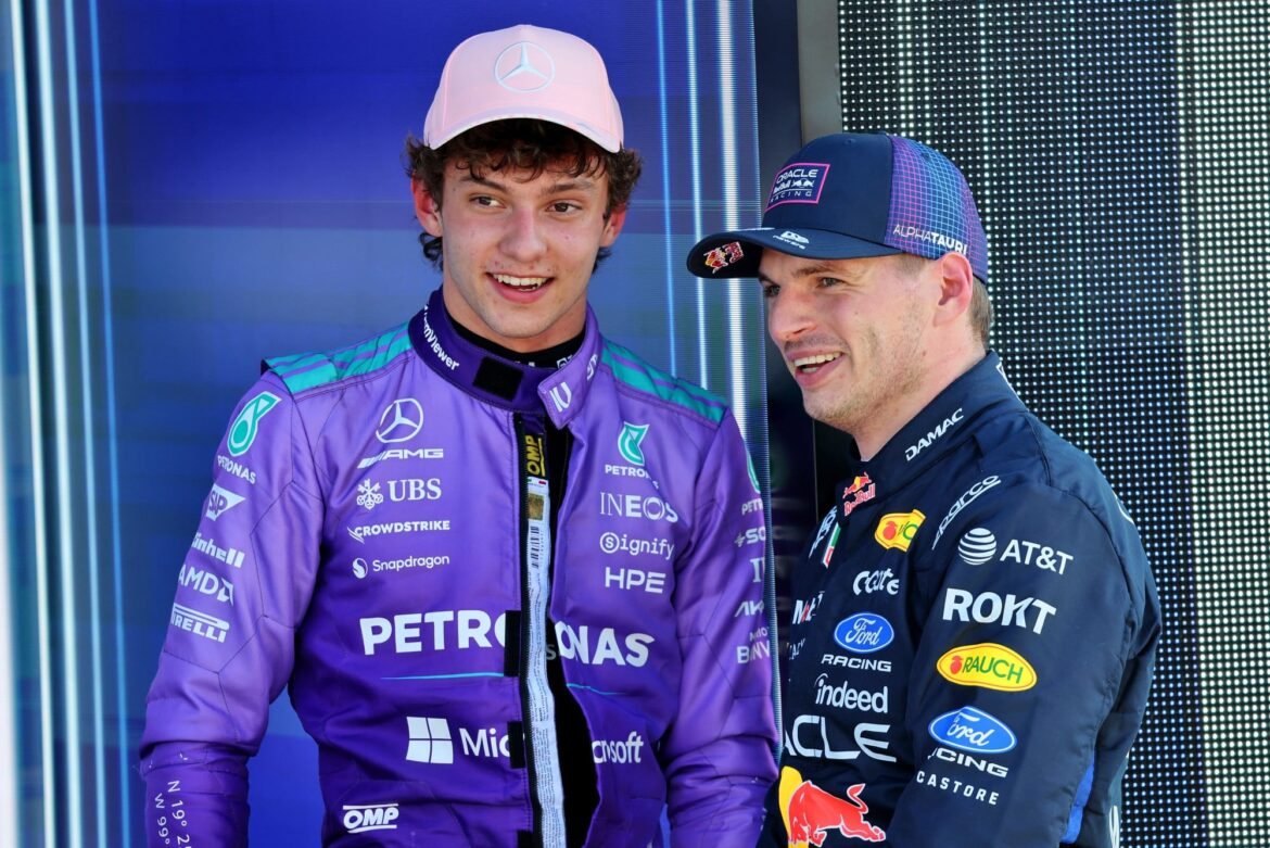 Verstappen enxerga Antonelli como um potencial campeão.