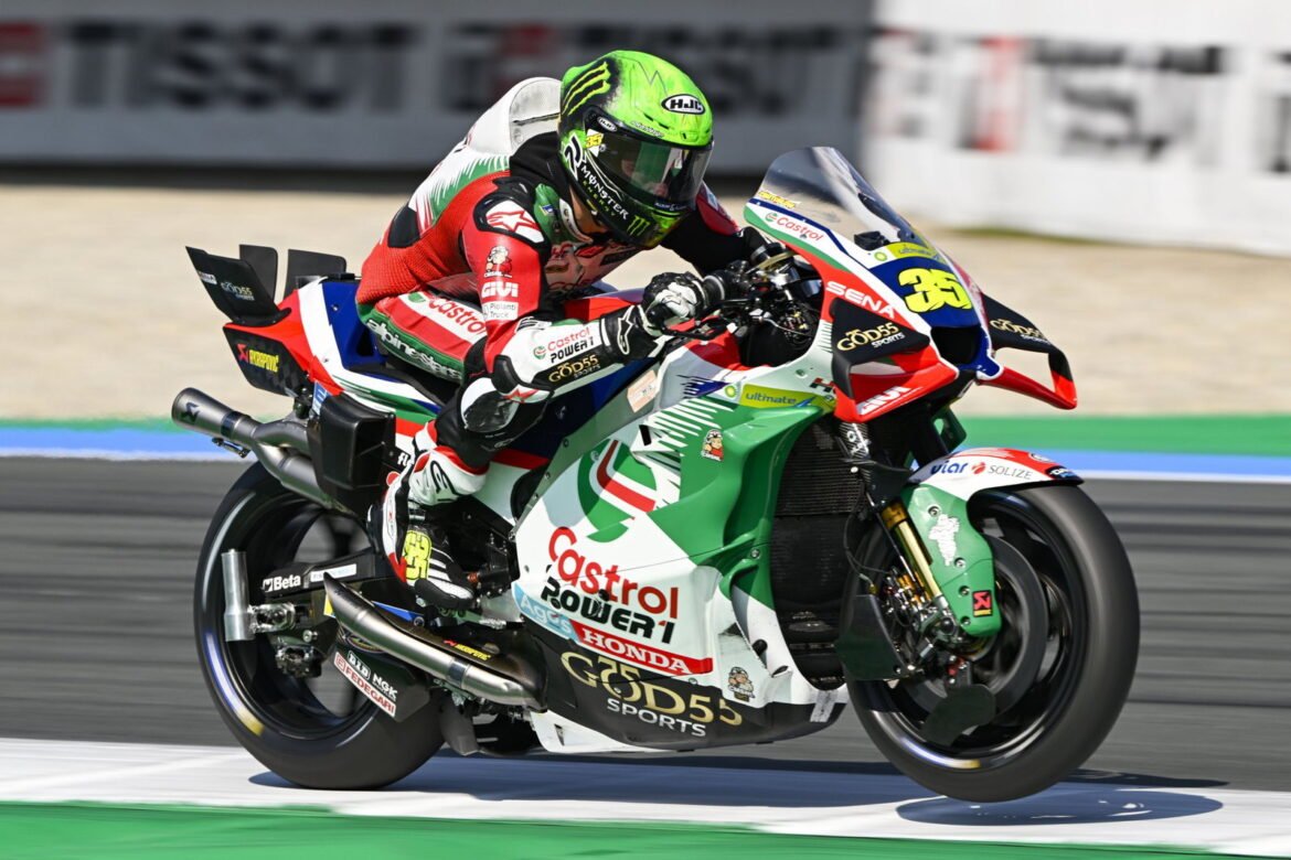 "Vou continuar com os pneus slicks" - Cal Crutchlow espera uma corrida de bandeira a bandeira no MotoGP de Assen.