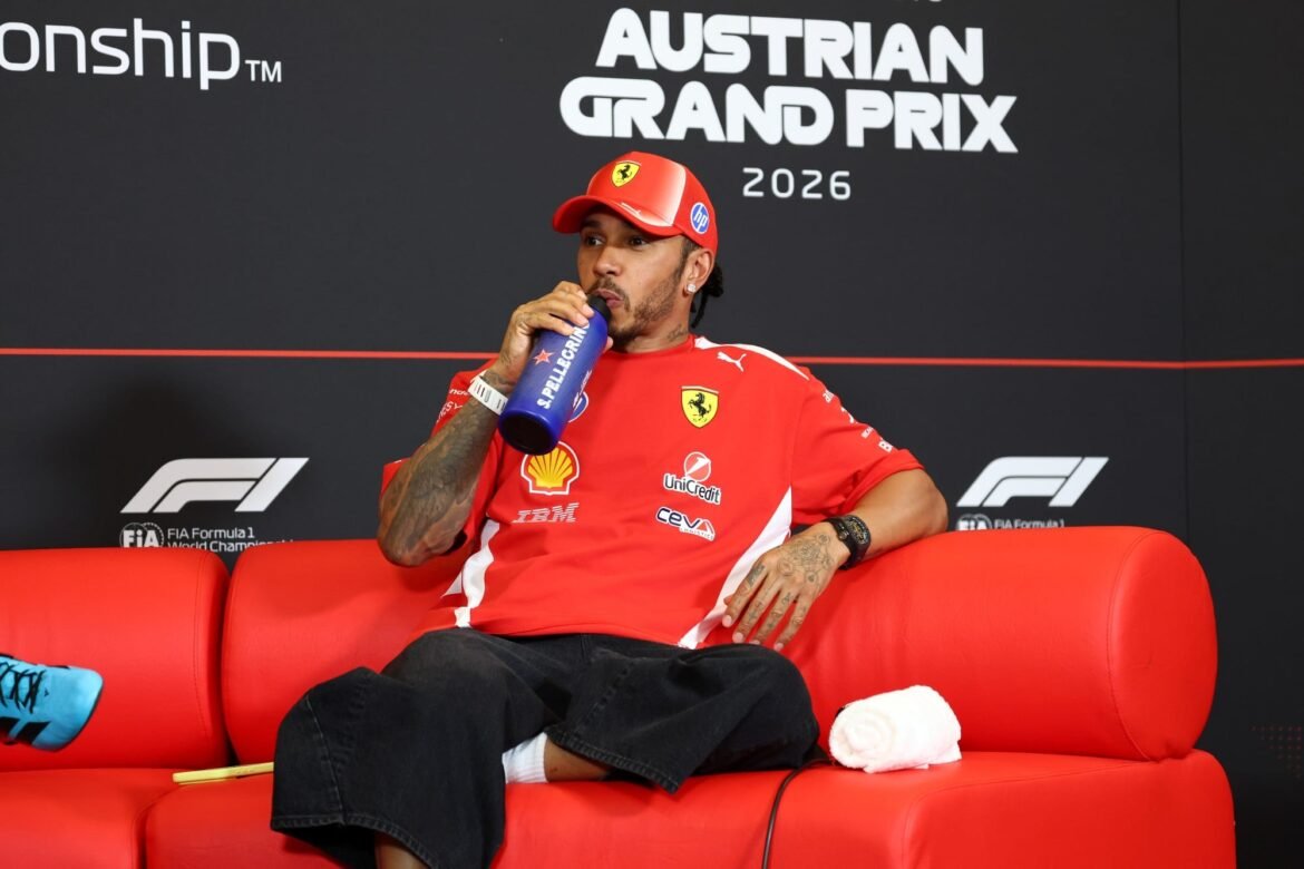 Hamilton revela detalhes sobre a fase da Ferrari antes do GP da Inglaterra.