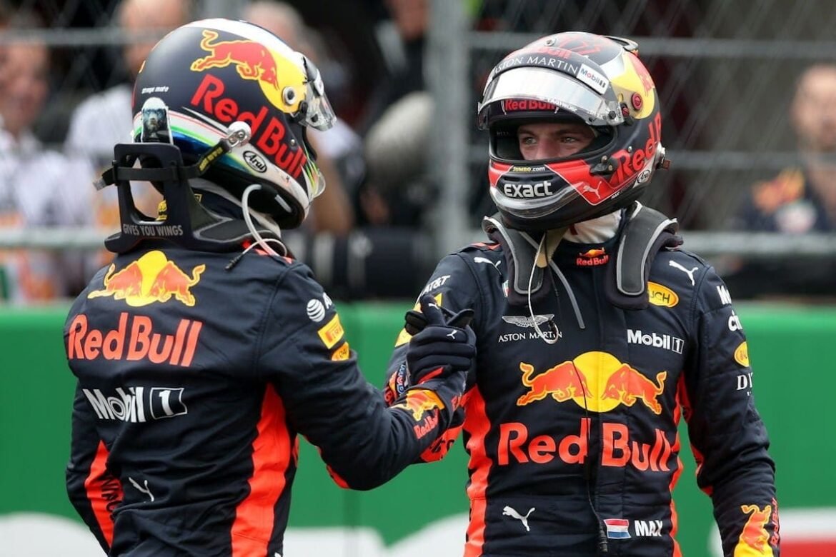 Ricciardo é o favorito na votação para o melhor parceiro de Verstappen.