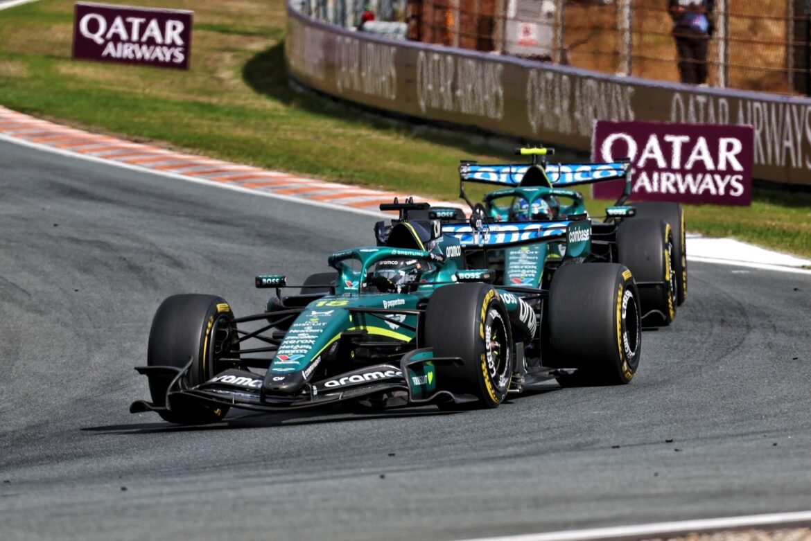 Aston Martin não avança para o Q2 na Holanda com seus dois pilotos, mas apresenta progresso.