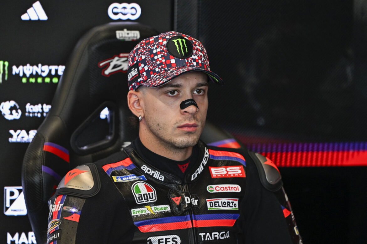 Dúvidas sobre a resistência de Marco Bezzecchi no MotoGP de Silverstone, apesar do pódio na Sprint.