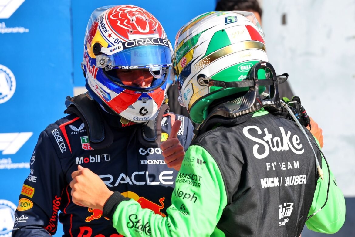 F1: Bortoleto nega que novas regras impactaram pilotos velozes: "Você vê o Verstappen lento?"