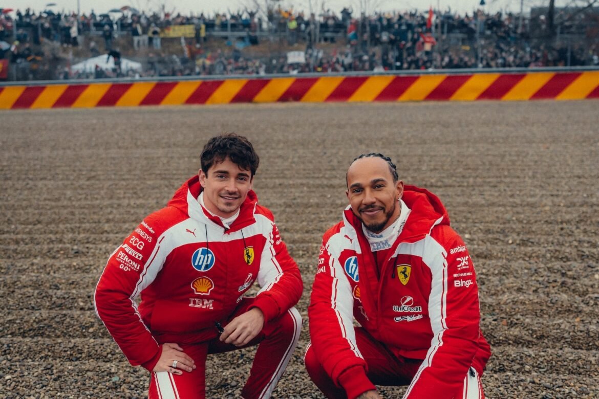 Ferrari enfrenta seu primeiro grande desafio entre Hamilton e Leclerc no Brasil.