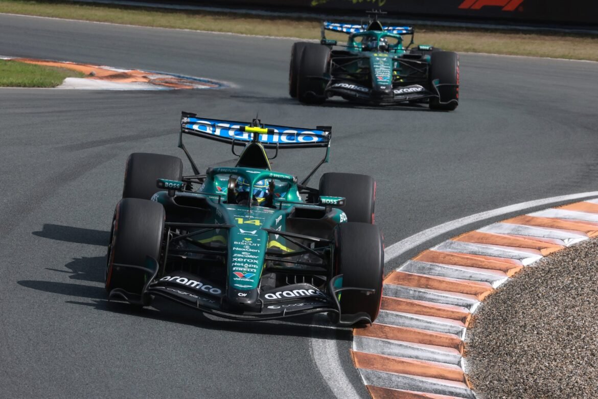 Krack reduz animação após o desempenho superior da Aston Martin em Zandvoort.