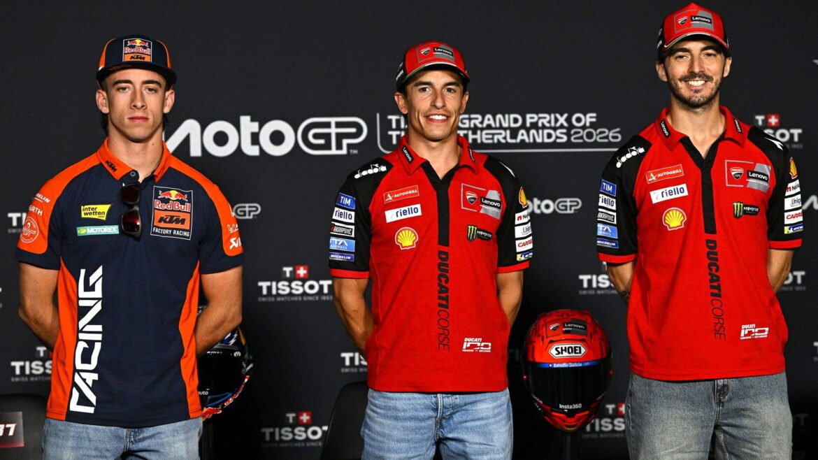 Marc Márquez cita três mudanças 'interessantes' de pilotos para o MotoGP 2027.