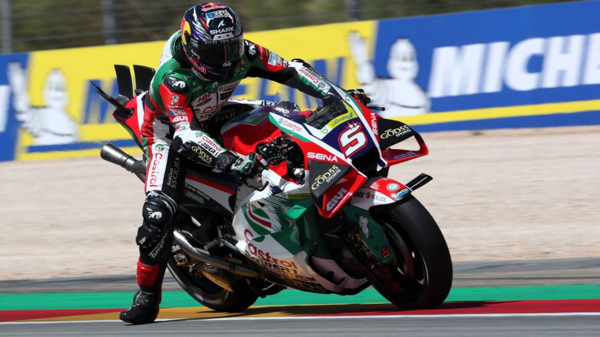 "Uau, isso é intenso!" - Johann Zarco lidera a Honda no retorno ao MotoGP em Aragon.