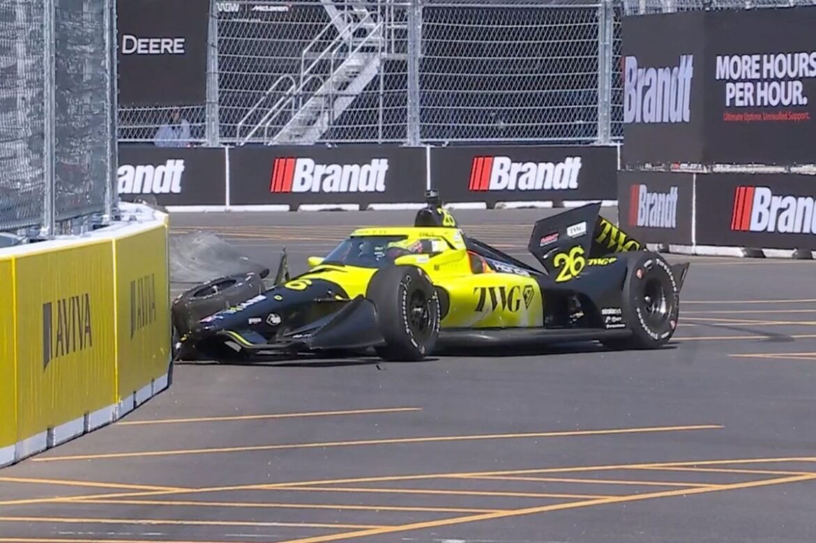 Vontade de Will Power despenca na segunda prática de IndyCar em Markham.